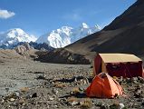01 Gasherbrum North Base Camp 4294m In China With Gasherbrum I Hidden Peak, Gasherbrum II E, Gasherbrum II and Gasherbrum III North Faces 